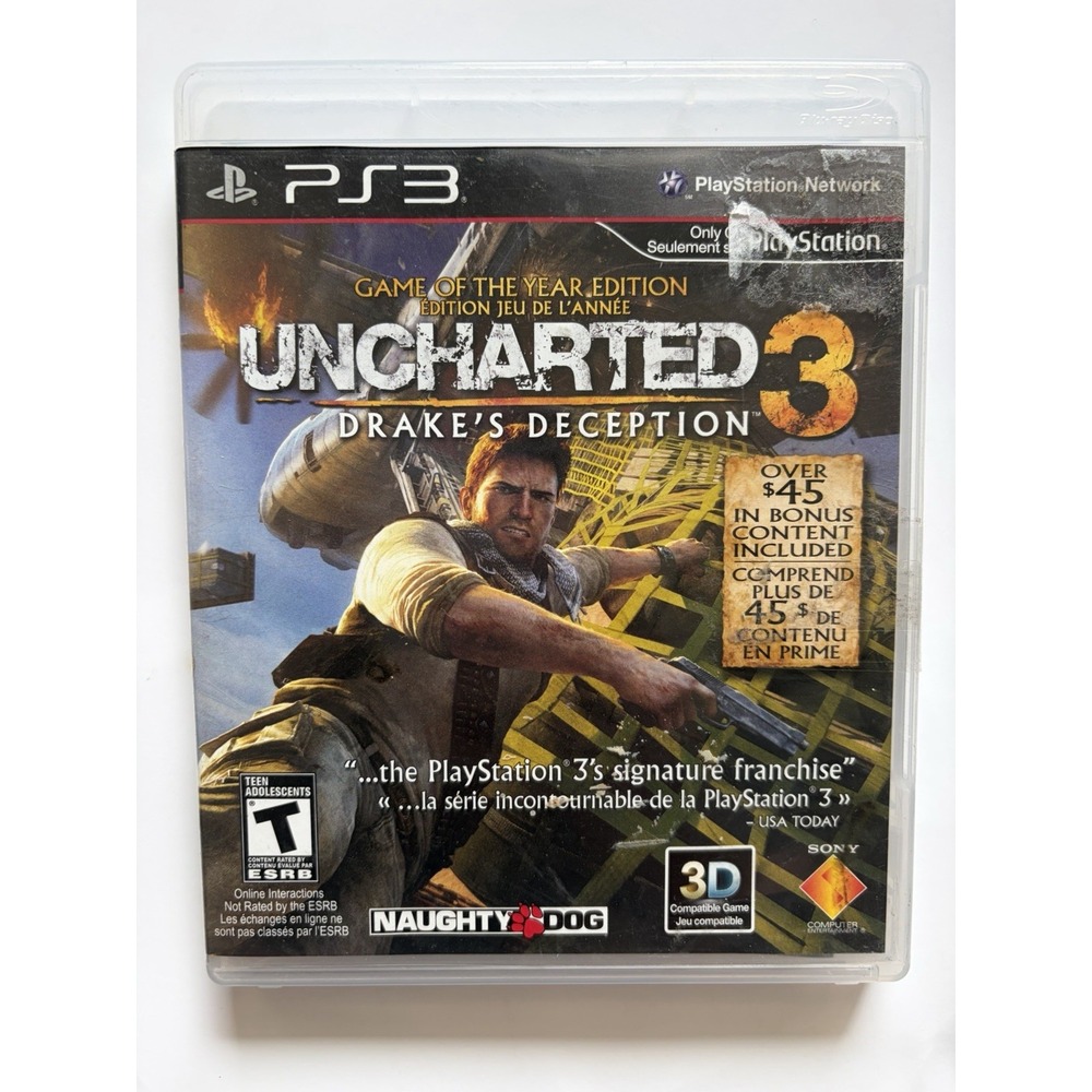 Uncharted 3 Drake's Deception (Game of the Year Edition) Playstation 3 PS3